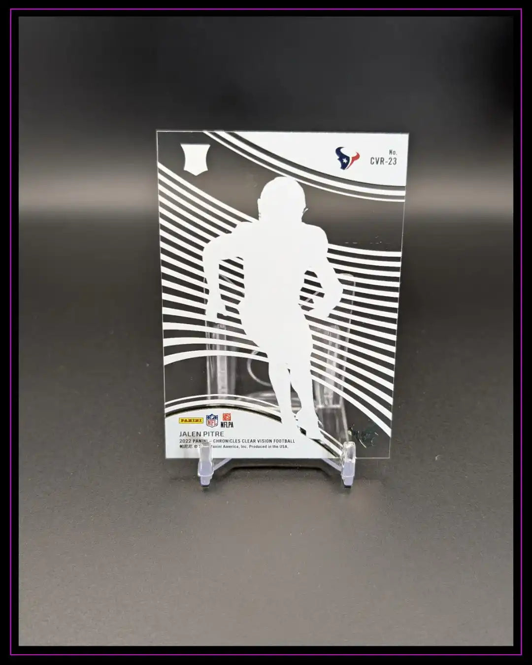 2022 Panini Chronicles #CVR-23 Jalen Pitre Clear Vision Rookies