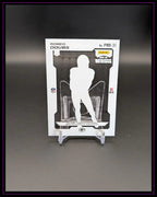 Panini NFL Trading Card mit Silhouette, Rückseite von Romeo Doubs, Football-Sammelkarte