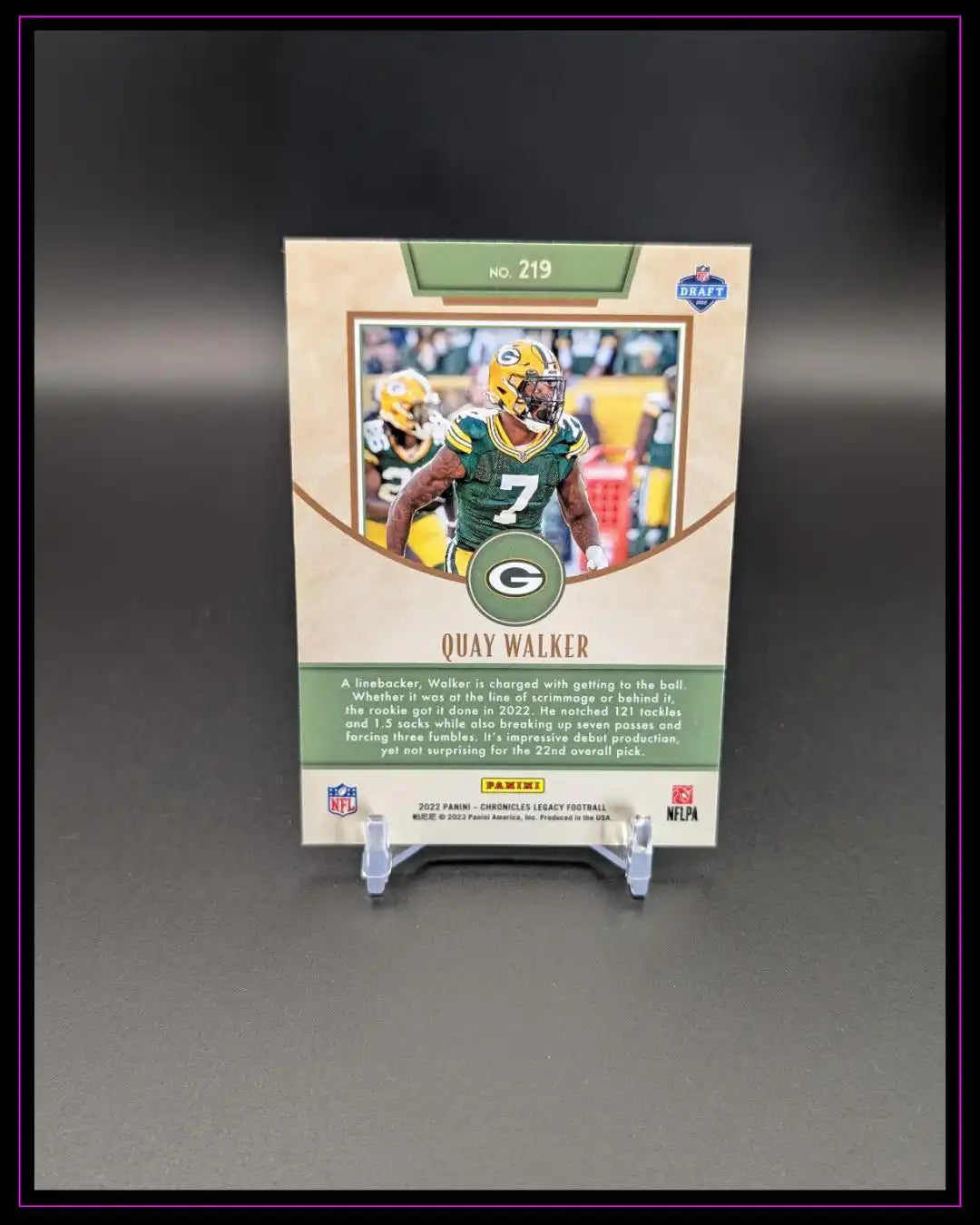 2022 Panini Chronicles #219 Quay Walker 2022 Panini Legacy Update Rookie