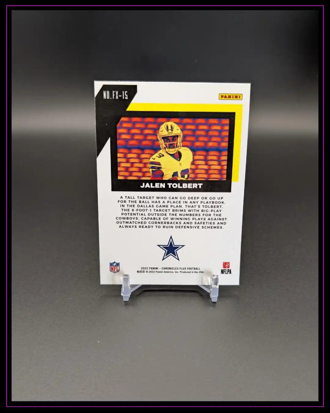 2022 Panini Chronicles #FX-15 Jalen Tolbert Flux Rookies