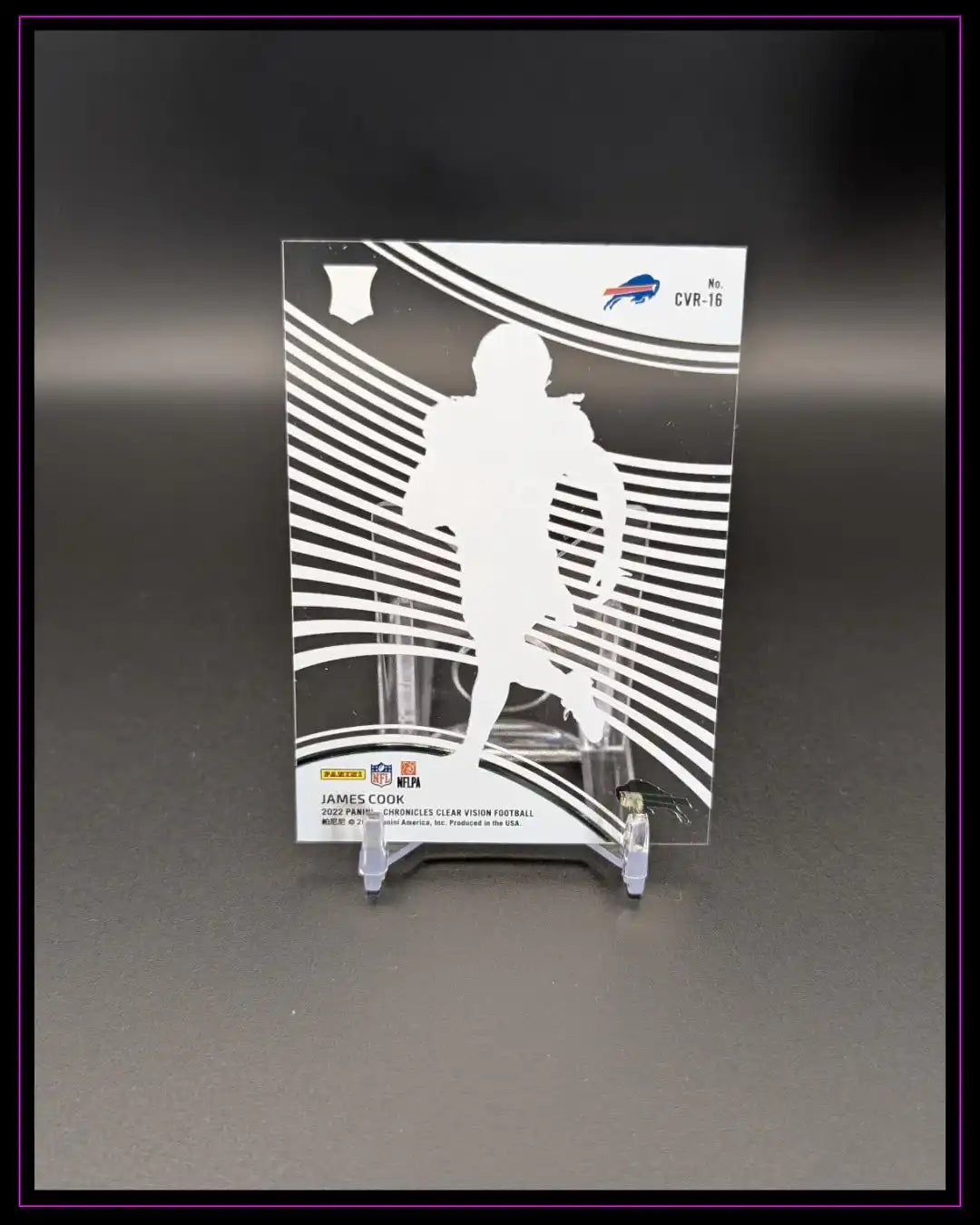 2022 Panini Chronicles #CVR-16 James Cook Clear Vision Rookies