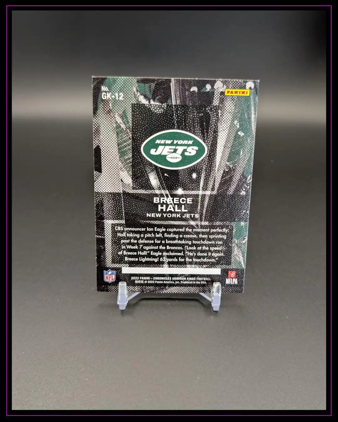 2022 Panini Chronicles #GK-12 Breece Hall Gridiron Kings