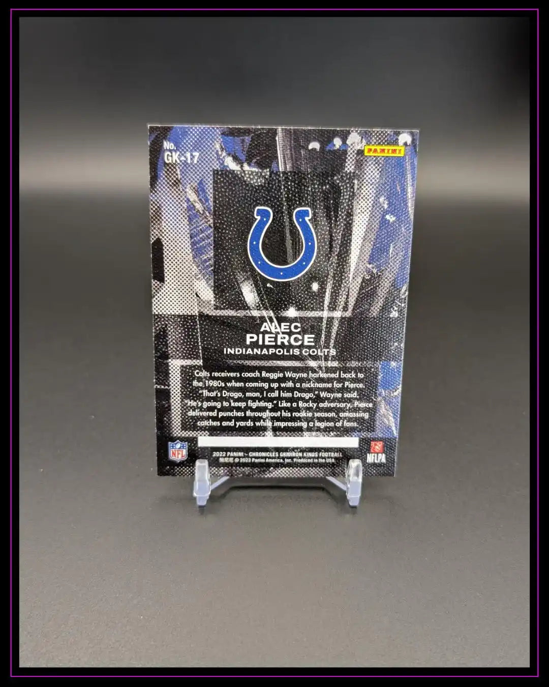 2022 Panini Chronicles #GK-17 Alec Pierce Gridiron Kings