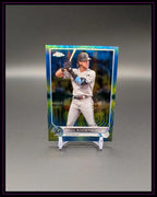 Baseball Trading Card von Brian Anderson, Miami Marlins, auf silbernem Hintergrund