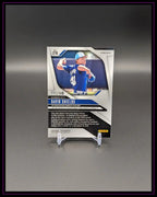 Baseball Trading Card David Shields Kansas City 2023 Panini Prizm, Rückseite auf Ständer