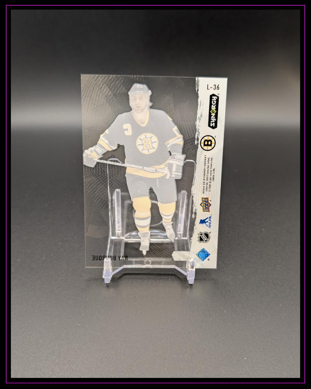 2024-25 Upper Deck Synergy #L-36 Ray Bourque Colorways Neon Yellow