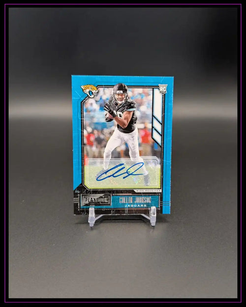 2020 Panini Playbook #164 Collin Johnson Rookies Signatures