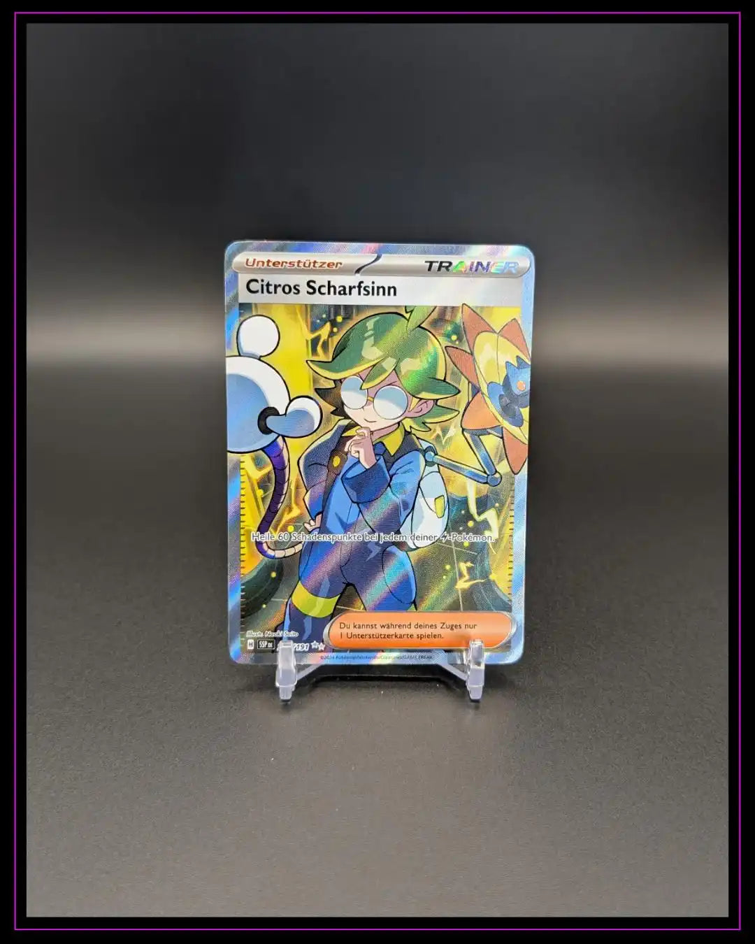 Pokemon SV08: Surging Sparks #229/191 Citros Scharfsinn DEU