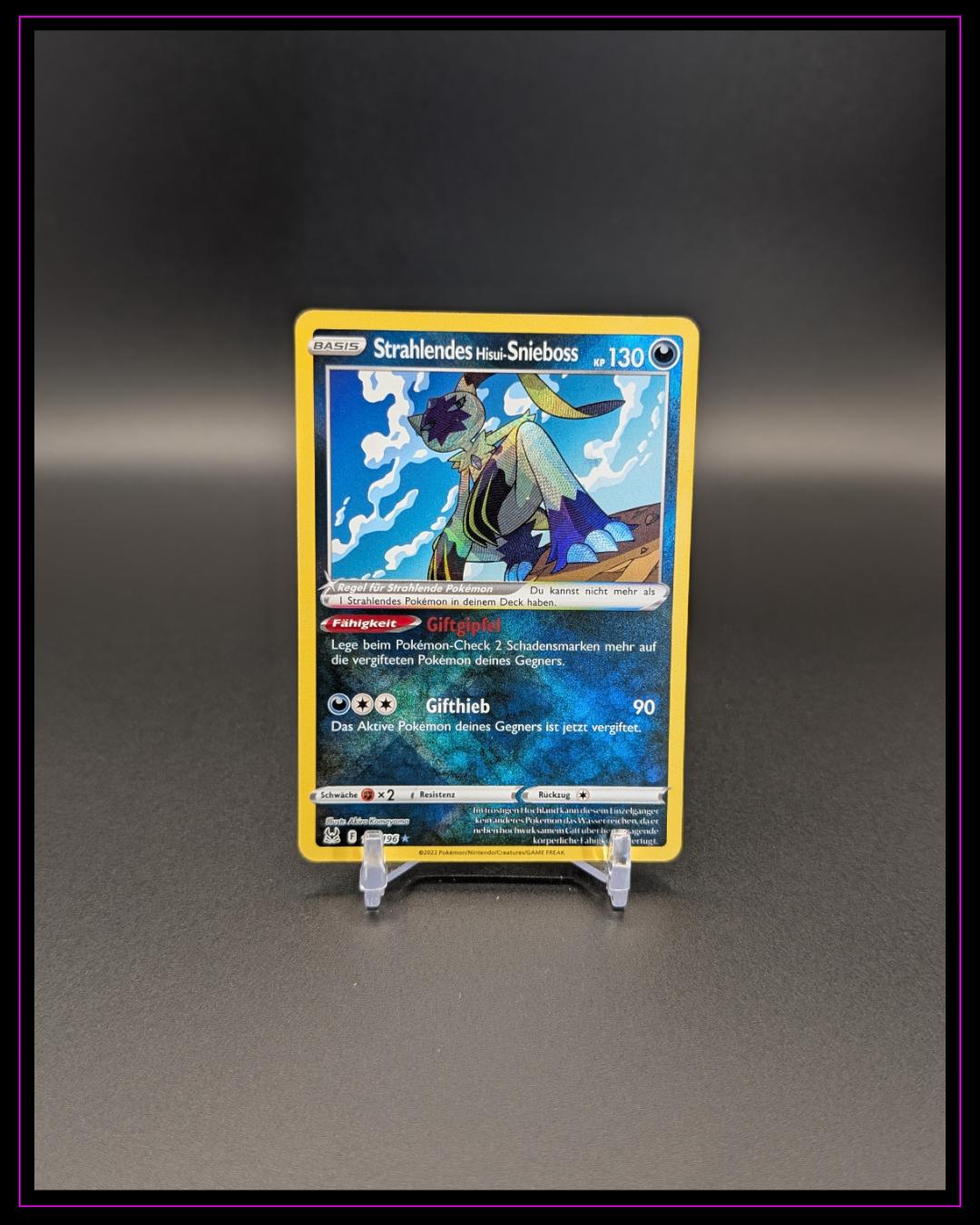 Pokemon SWSH11: Lost Origin #123/196 Radiant Hisuian Sneasler Holo GER