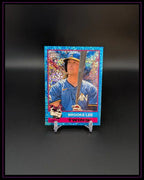 2025 Topps Heritage #63 Brooks Lee Chrome Light Blue Sparkle Refractor RC