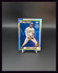 2025 Topps Chrome Update #U90C-9 Denzel Clarke 1990 Mojo Blue /150 RC
