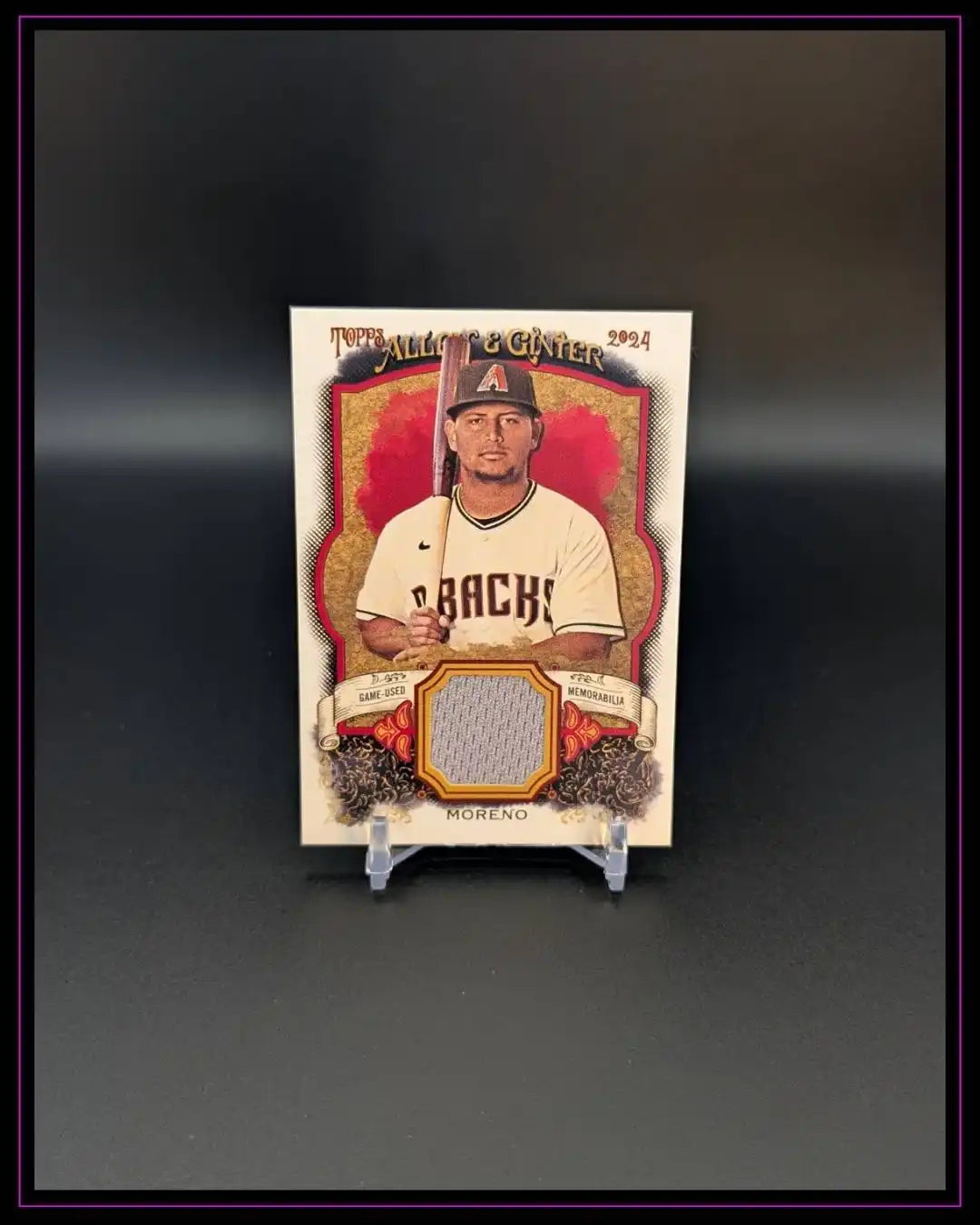 2024 Topps Allen & Ginter #AGR-GM Gabriel Moreno Full-Size Relics A