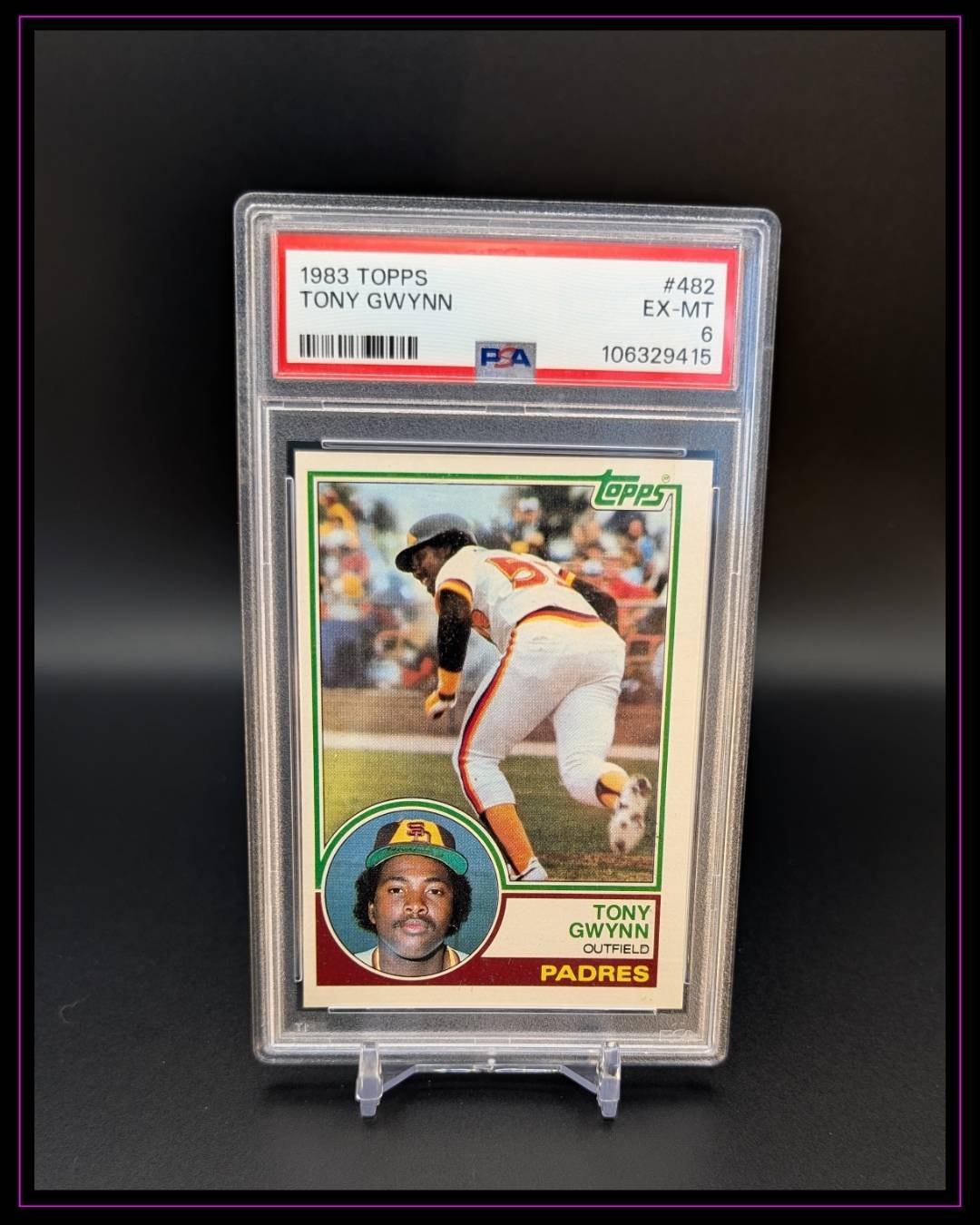 1983 Topps #482 Tony Gwynn PSA 6