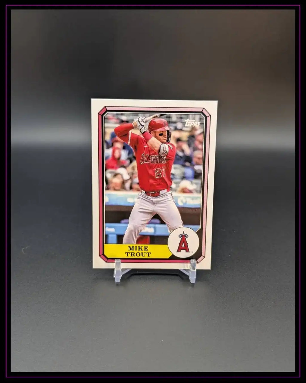 2025 Topps Archives #87BB-14 Mike Trout 1987 Topps Boardwalk and Baseball