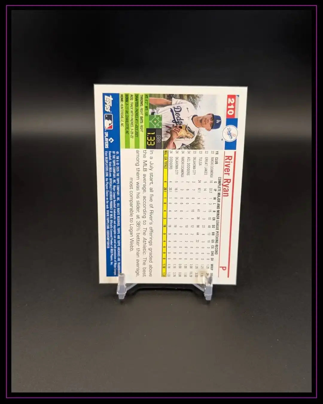 2025 Topps Archives #210 River Ryan
