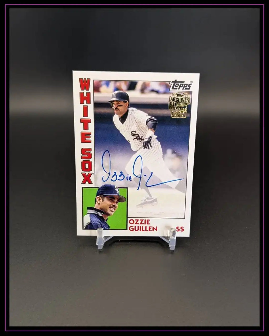 2025 Topps Archives #84FFA-OG Ozzie Guillen 1984 Topps Fan Favorites Auto