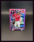 2025 Topps Archives #165 Ceddanne Rafaela Pink Foilboard