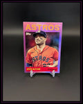 2025 Topps Archives #44 Jose Altuve Pink Foilboard