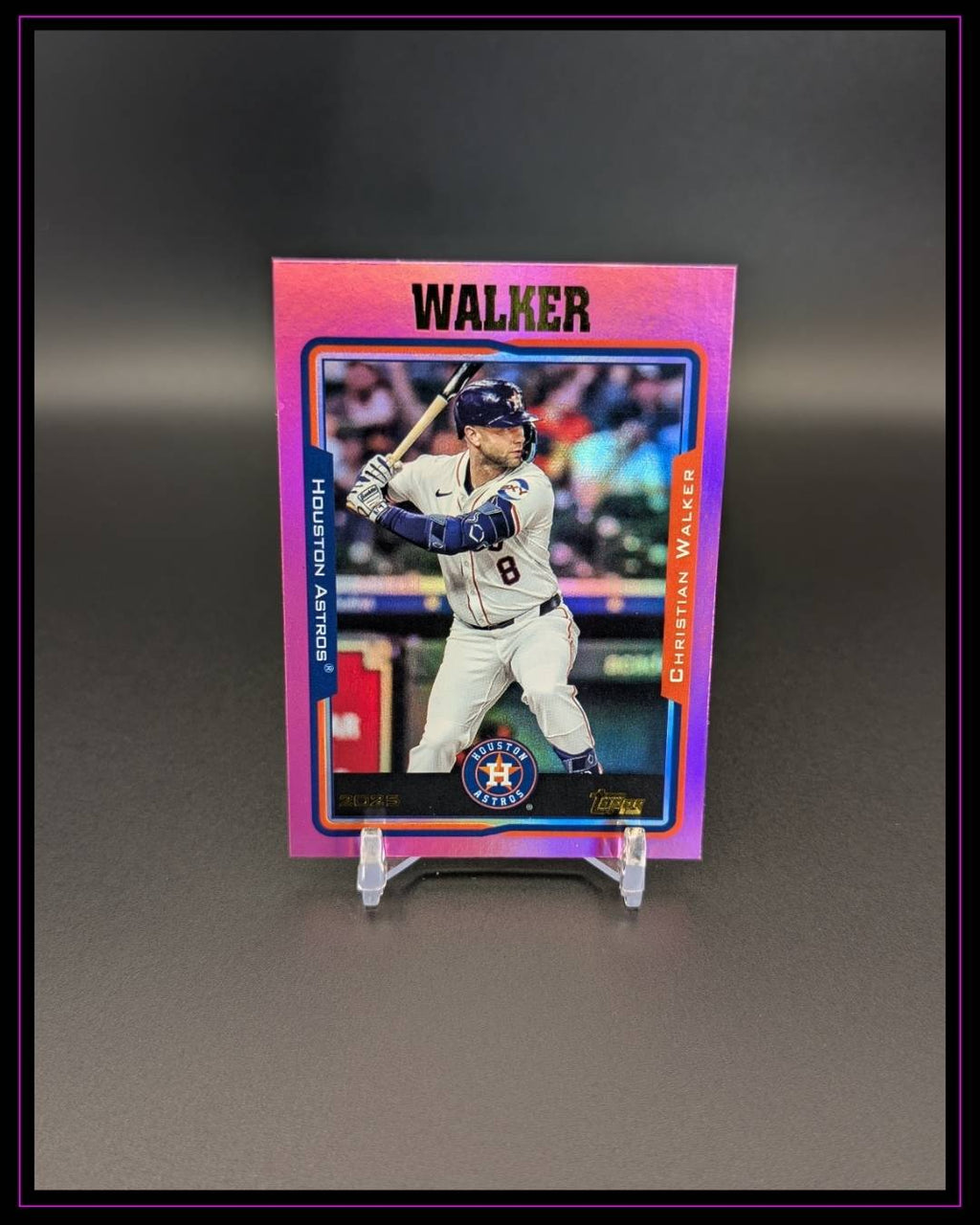 2025 Topps Archives #282 Christian Walker Pink Foilboard