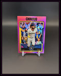 2025 Topps Archives #268 Jackson Chourio Pink Foilboard