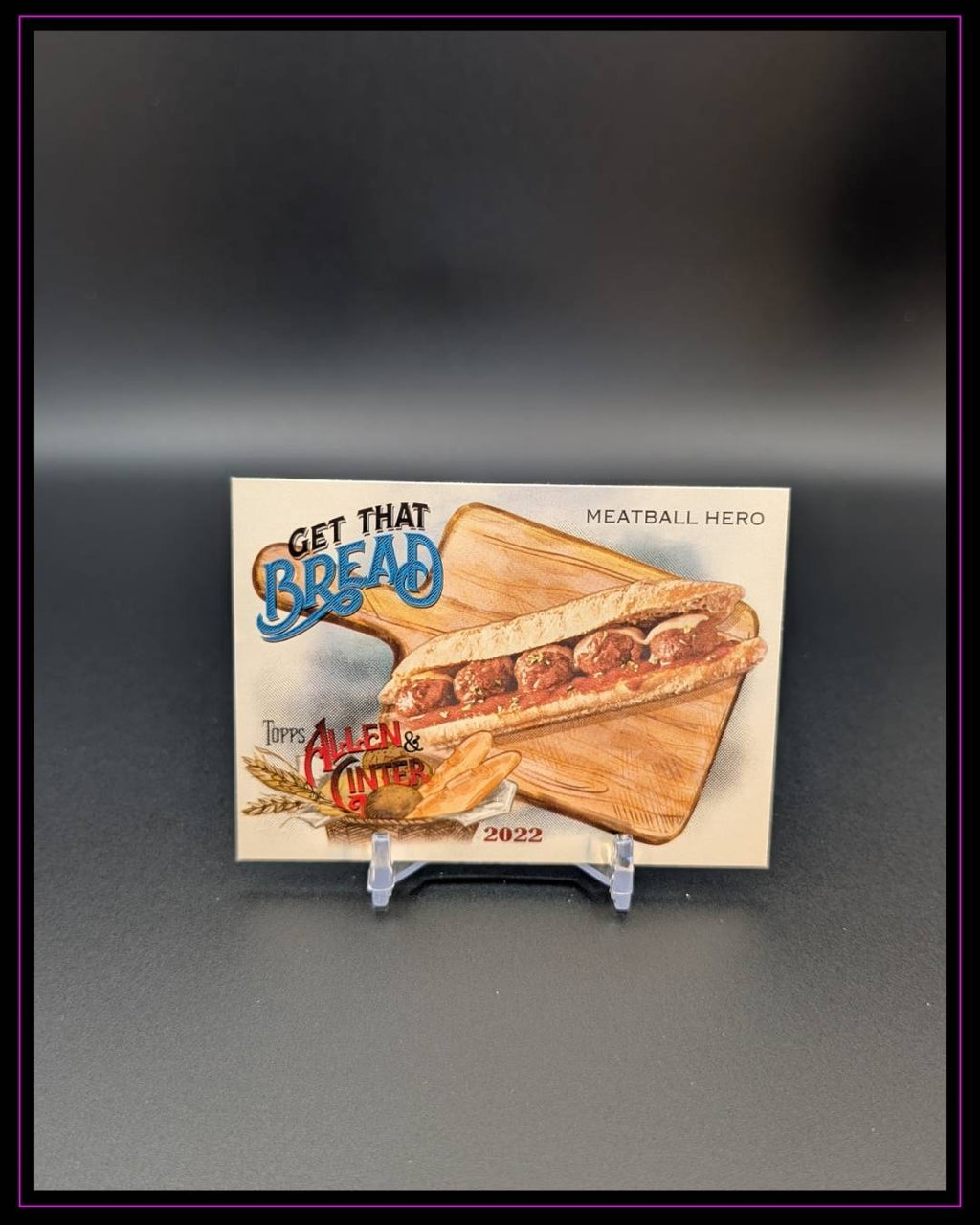 2022 Topps Allen & Ginter #GTB-8 Meatball Hero Get That Bread