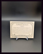 2022 Topps Allen & Ginter #FR-9 George Washington / King George Famous Rivals