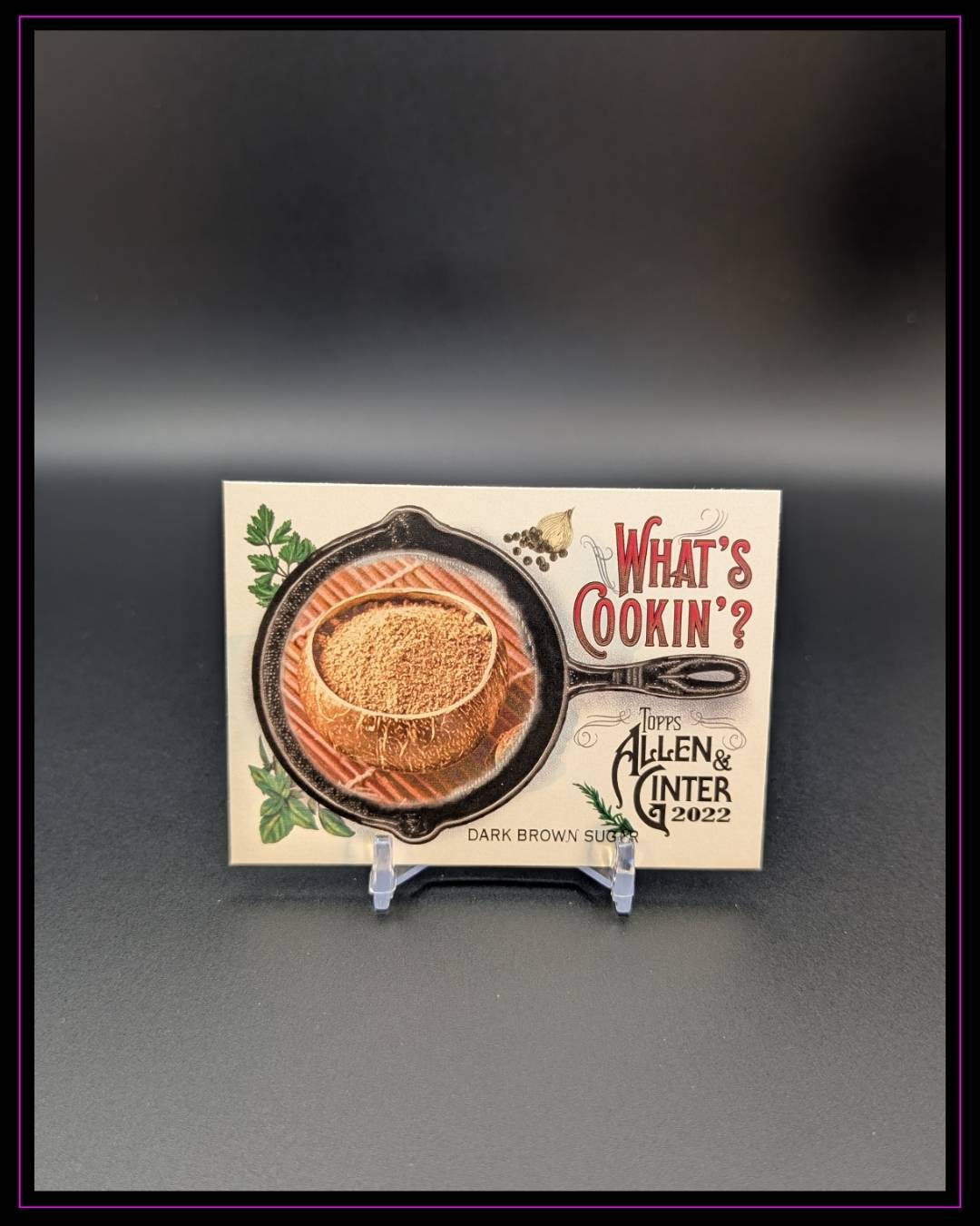 2022 Topps Allen & Ginter #WC-5 Dark Brown Sugar What's Cookin'?