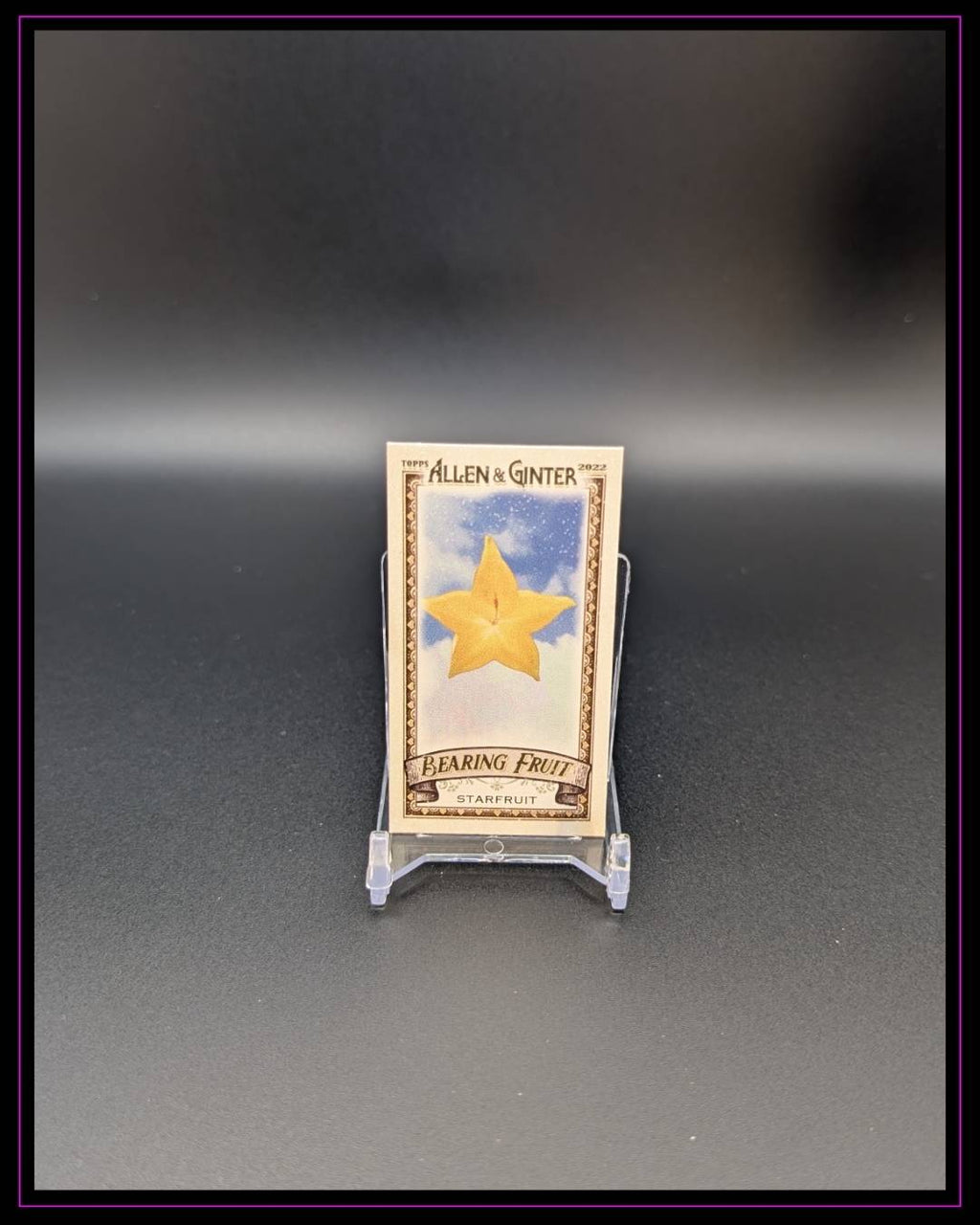 2022 Topps Allen & Ginter #BF-5 Starfruit Mini Bearing Fruit