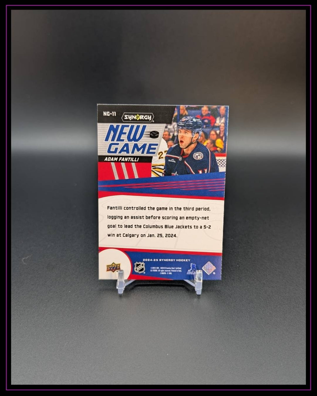 2024-25 Upper Deck Synergy #NG-11 Adam Fantilli Nouveau Jeu