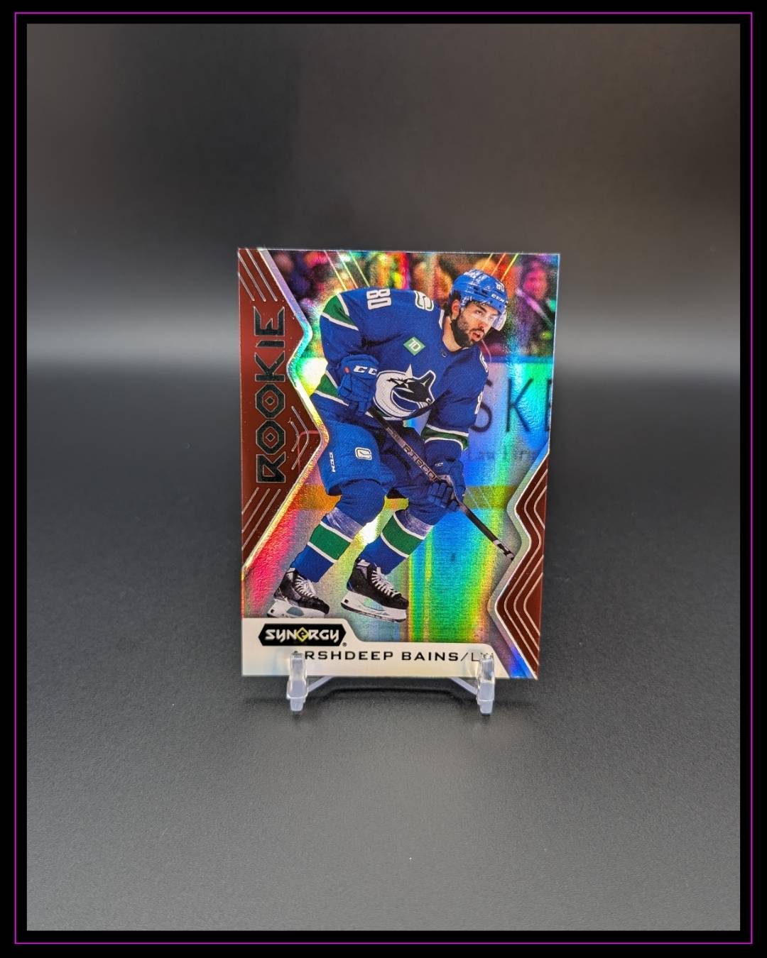 2024-25 Upper Deck Synergy #90 Arshdeep Bains Red Codes
