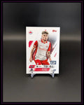 Fußball Trading Card von Bobby Clark, Salzburg, Attack Debut, auf schwarzem Hintergrund