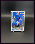 James Tavernier Trading Card mit blauer Fußballtrikot, Topps Heritage, Abwehrspieler, Sammlerstück