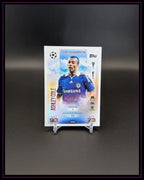 Fußball Trading Card Ashley Cole Cup Champion, Chelsea, Topps, auf schwarzem Hintergrund
