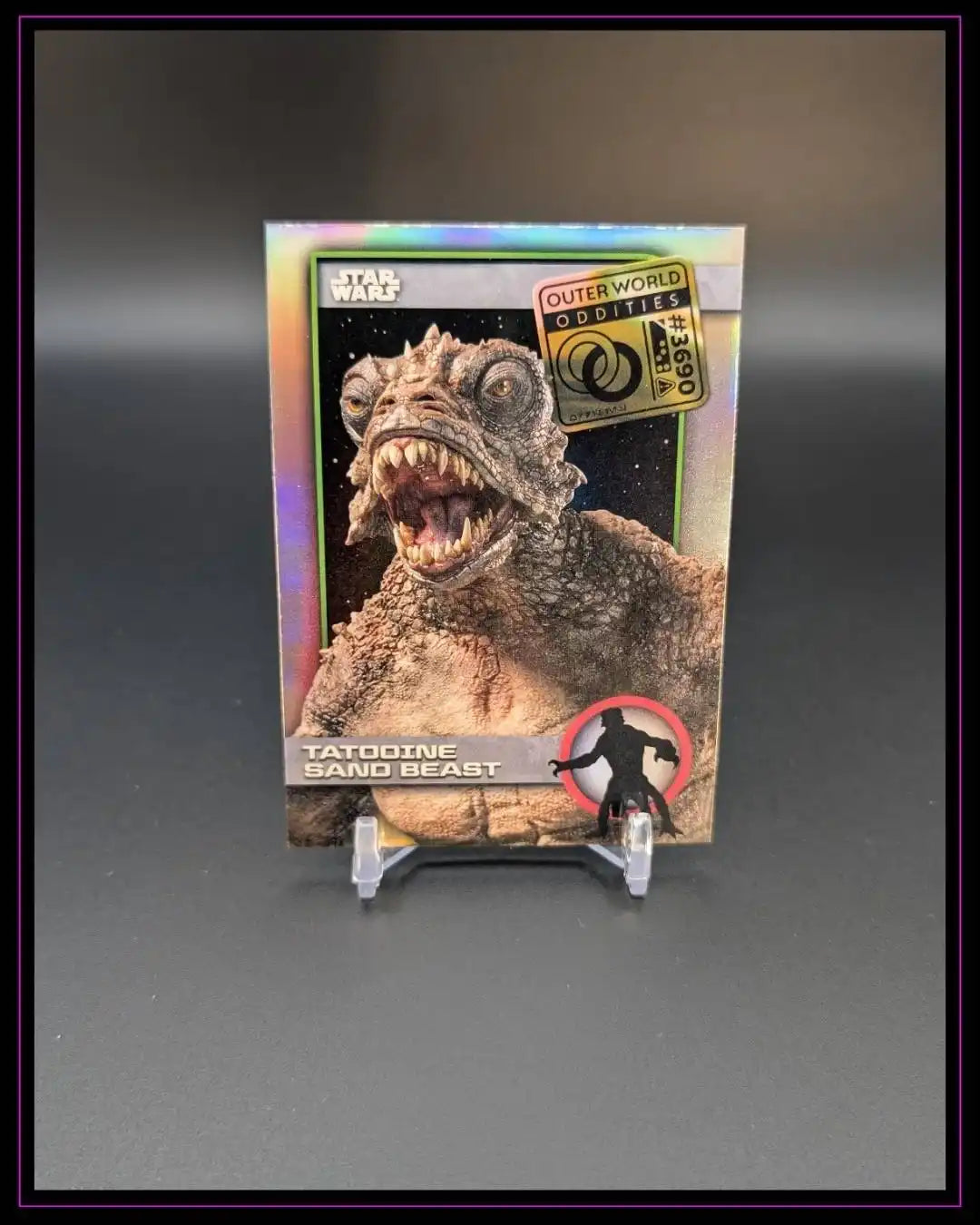 2025 Topps Chrome Star Wars #UO-17 Tatooine Sand Beast Outer World Oddities