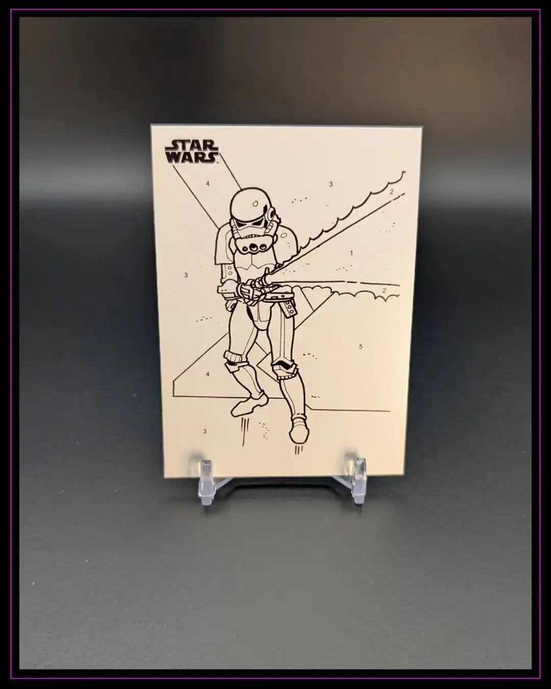 2025 Topps Chrome Star Wars #CP-14 Stormtrooper Star Wars By the Number
