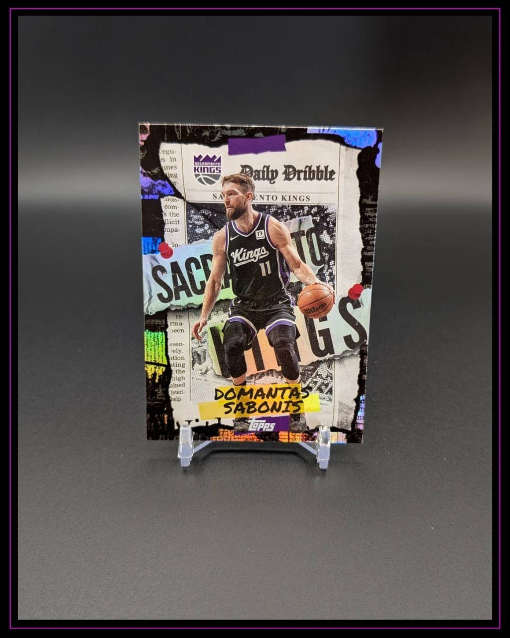 2025-26 Topps #DD-21 Domantas Sabonis The Daily Dribble