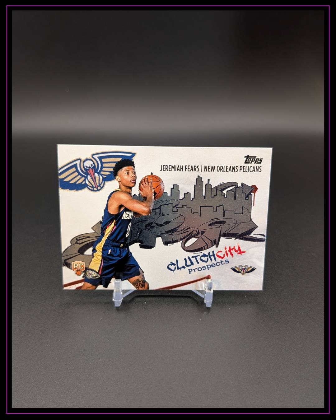 2025-26 Topps #CC-7 Jeremiah Fears Clutch City Prospects