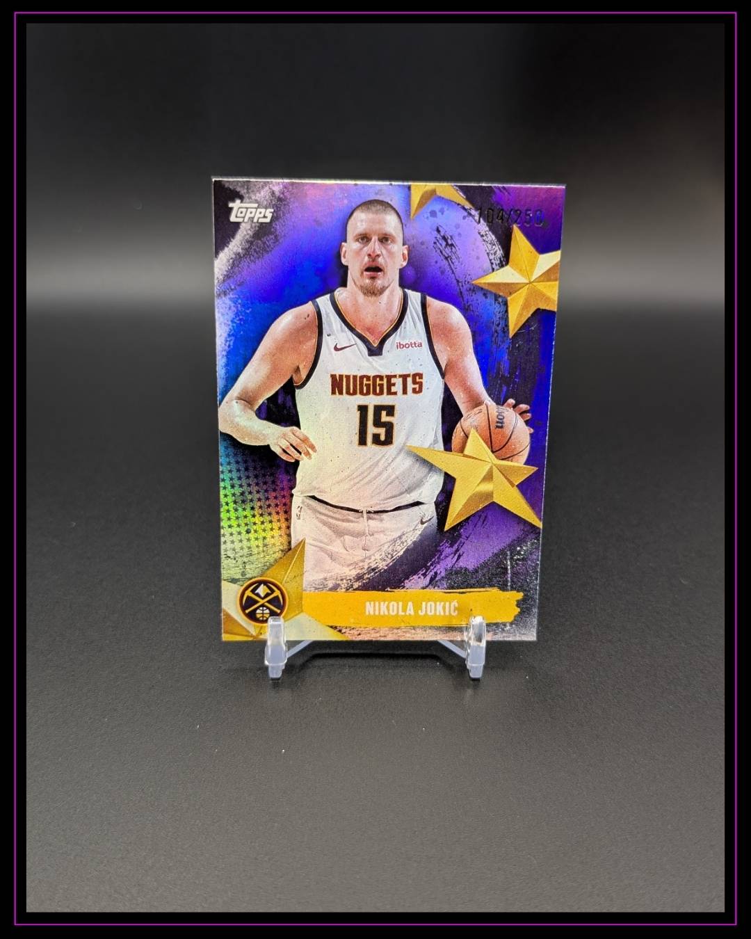 2025-26 Topps #SA-1 Nikola Jokić Stars of the NBA Purple Rainbow #/250