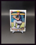 Baseball Trading Card Joshua Flores Milwaukee Brewers auf Ständer, Sport Sammelkarte