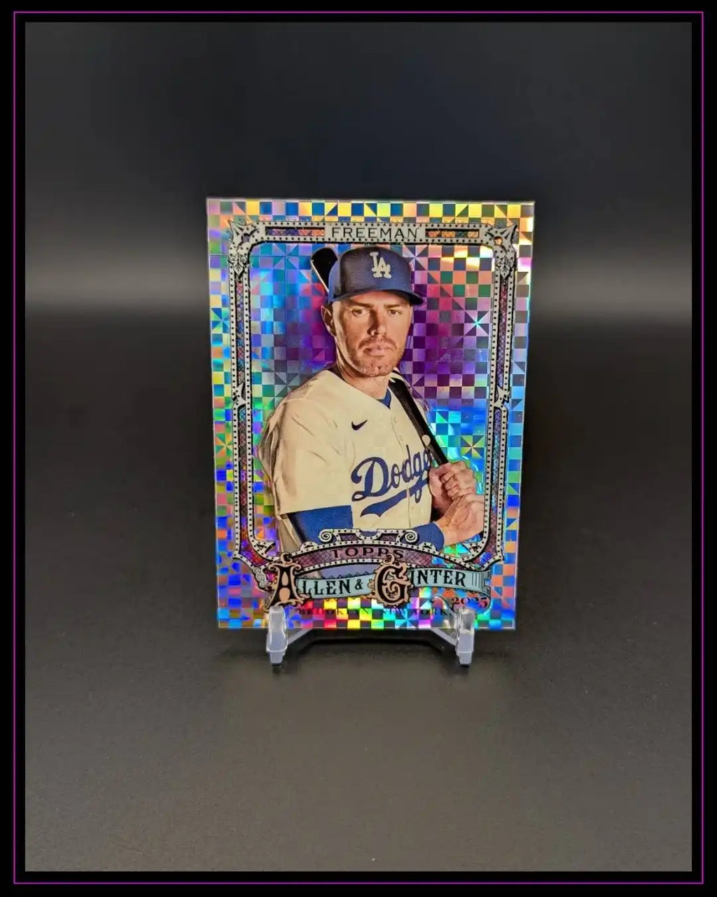 2025 Topps Allen & Ginter #69 Freddie Freeman Chrome X-Fractor
