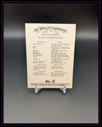 2022 Topps Allen & Ginter #106 Alex Rodriguez