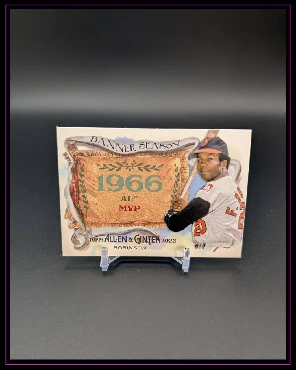 2022 Topps Allen & Ginter #BS-16 Frank Robinson Banner Seasons