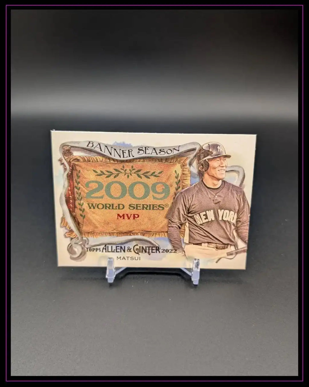 2022 Topps Allen & Ginter #BS-33 Hideki Matsui Banner Seasons