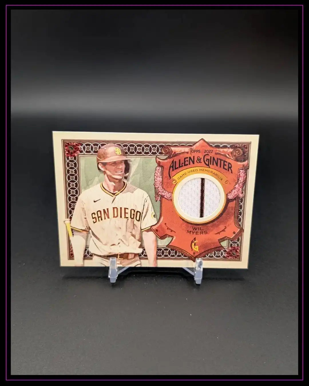 2022 Topps Allen & Ginter #AGRA-WMY Wil Myers Full-Size Relics A Design