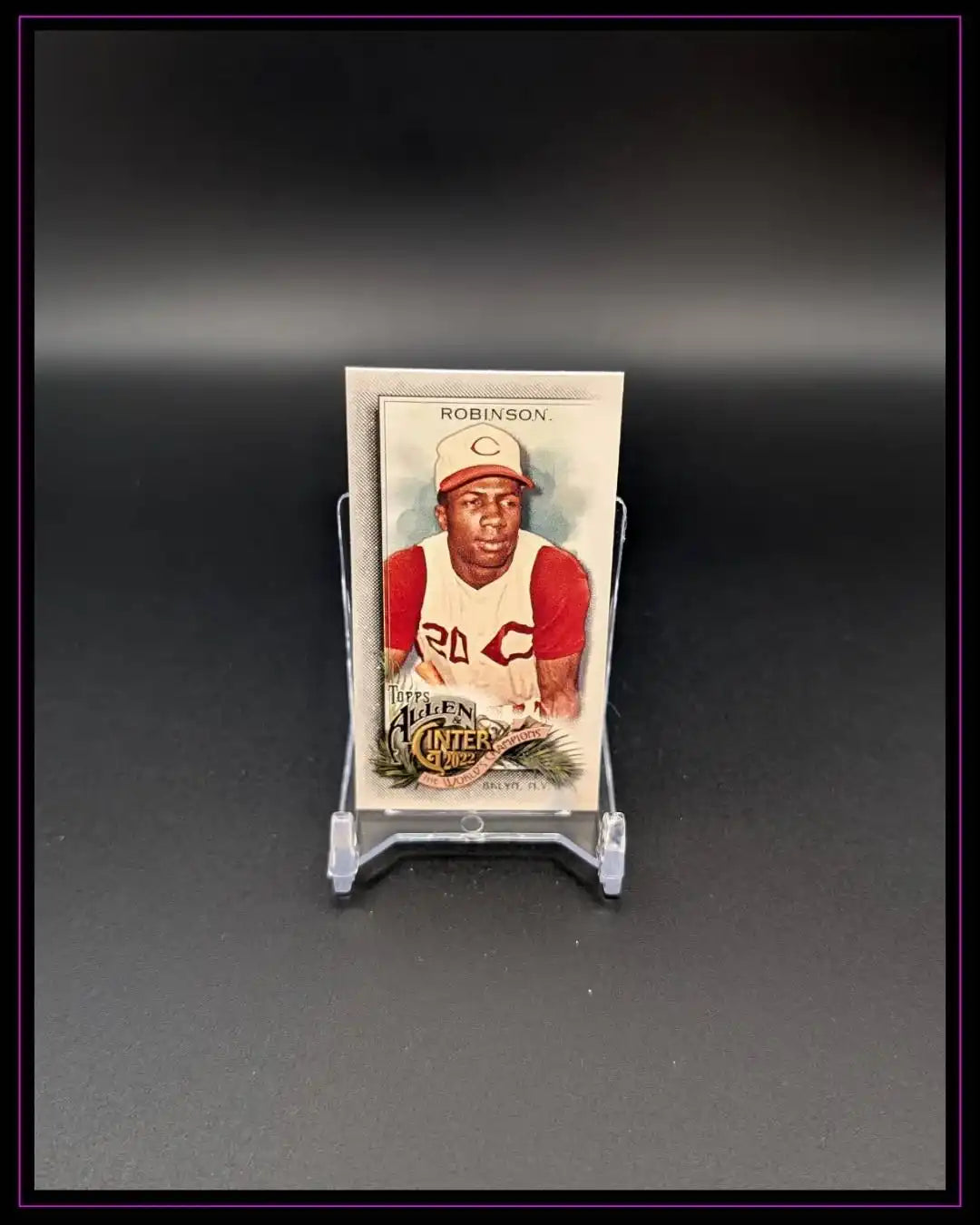 2022 Topps Allen & Ginter #142 Frank Robinson Mini A & G Back