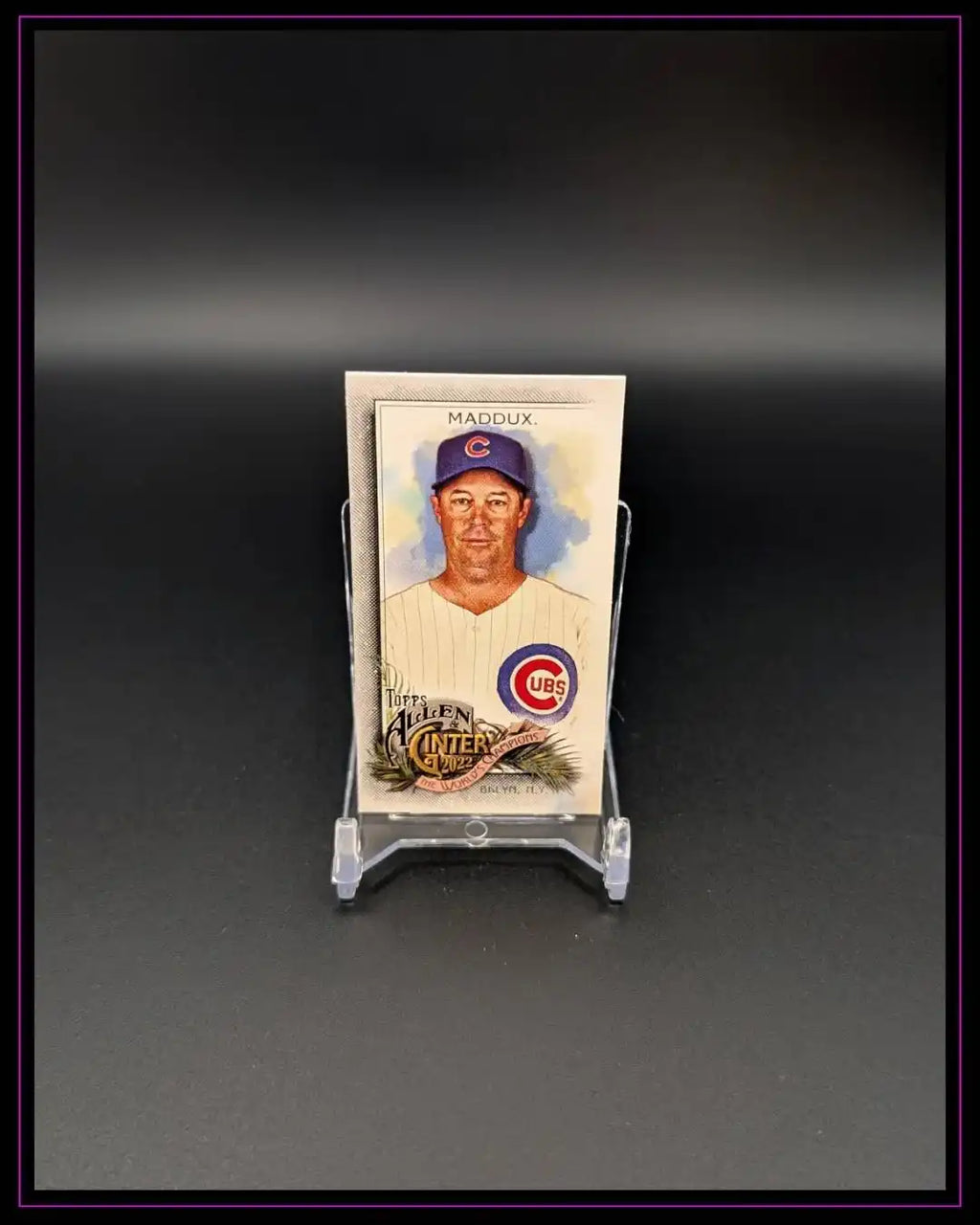 2022 Topps Allen & Ginter #40 Greg Maddux Mini Allen & Ginter Back