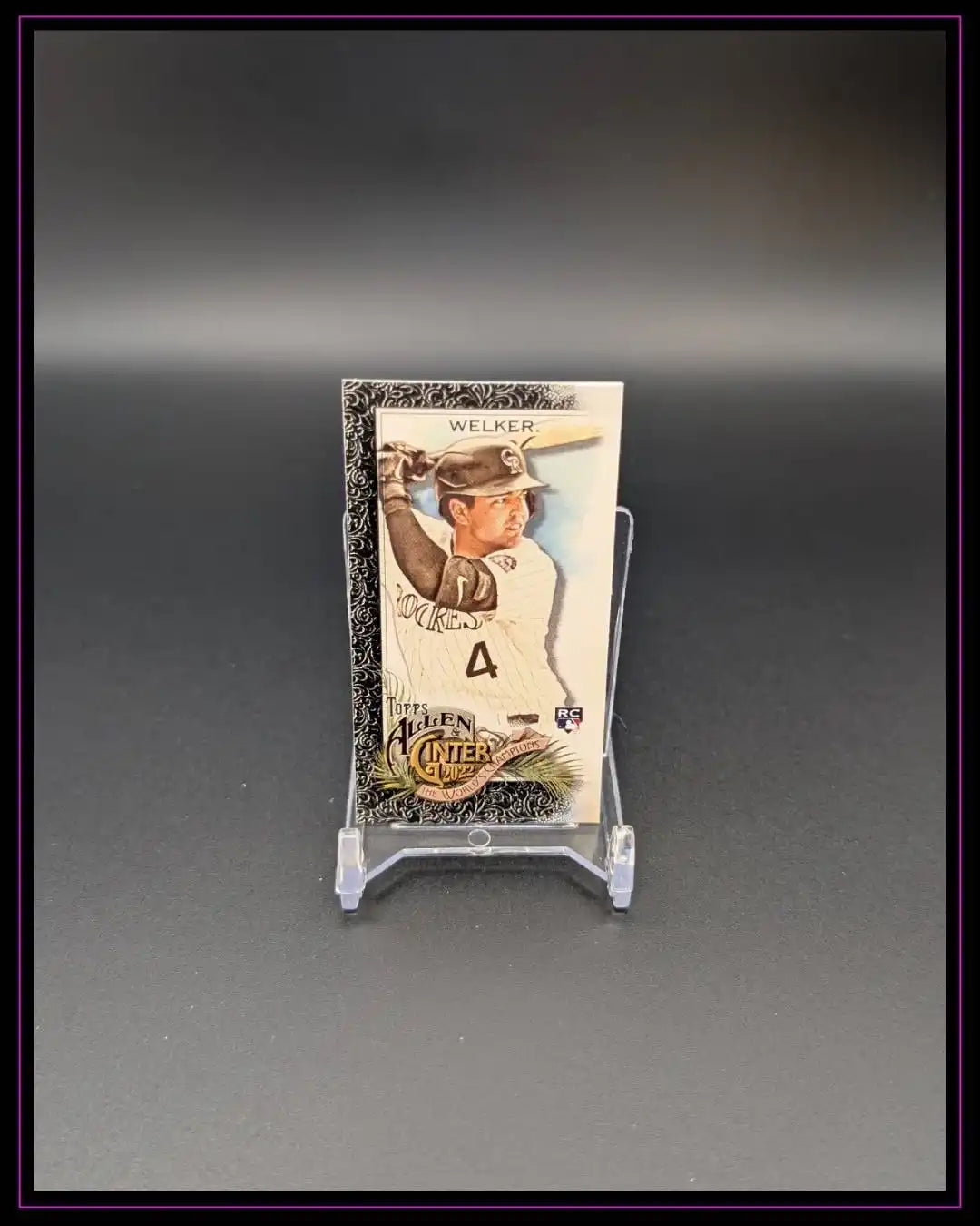 2022 Topps Allen & Ginter #197 Colton Welker Mini Black Border RC