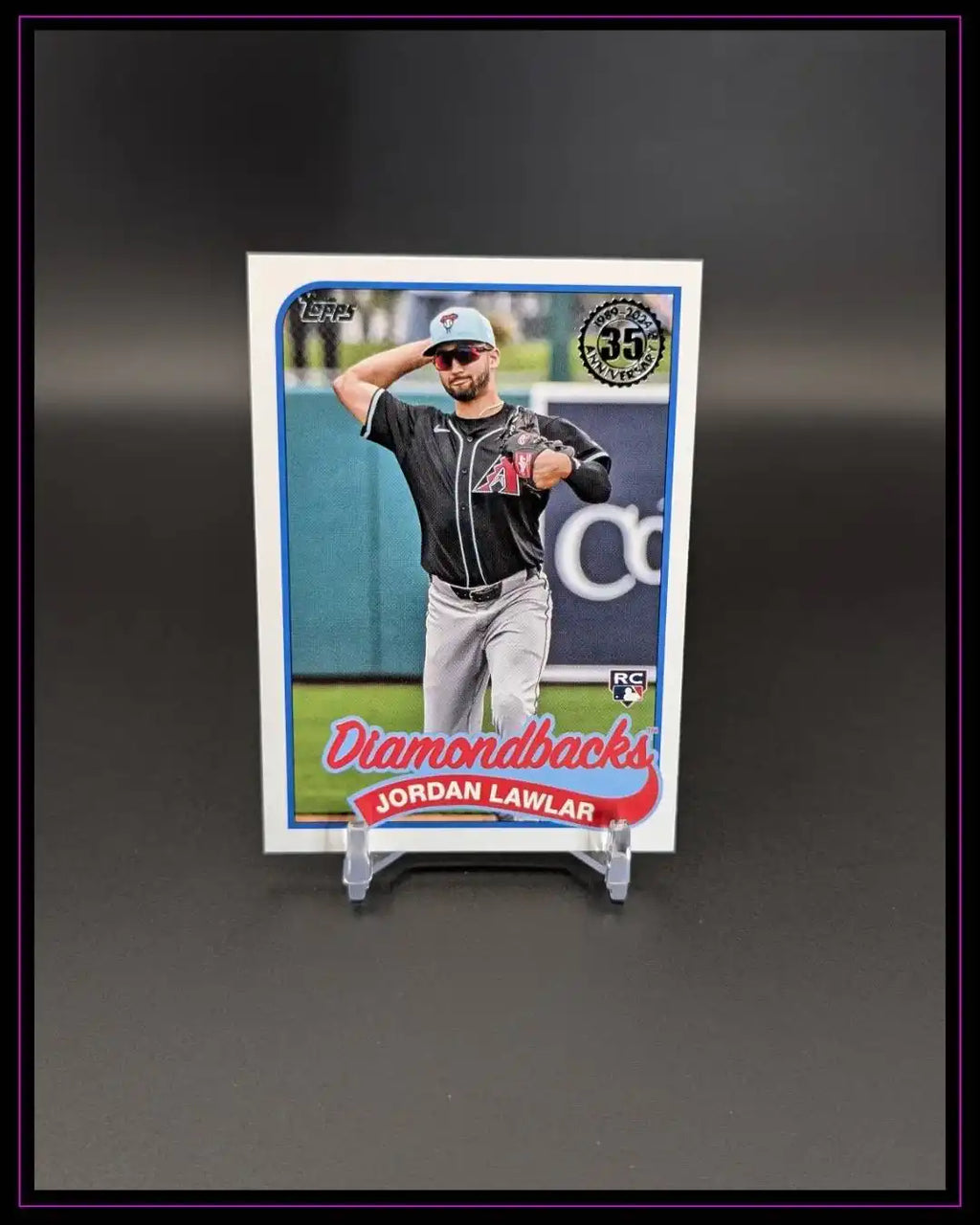 2024 Topps Update #89US-40 Jordan Lawlar 1989 Topps Baseball 35th Anniversary RC