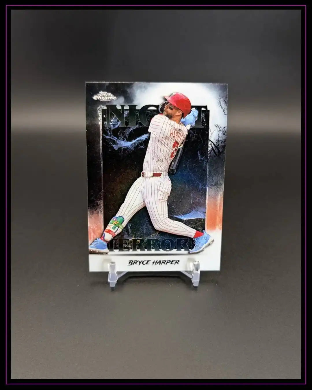 2025 Topps Chrome Update #NT-12 Bryce Harper Night Terrors
