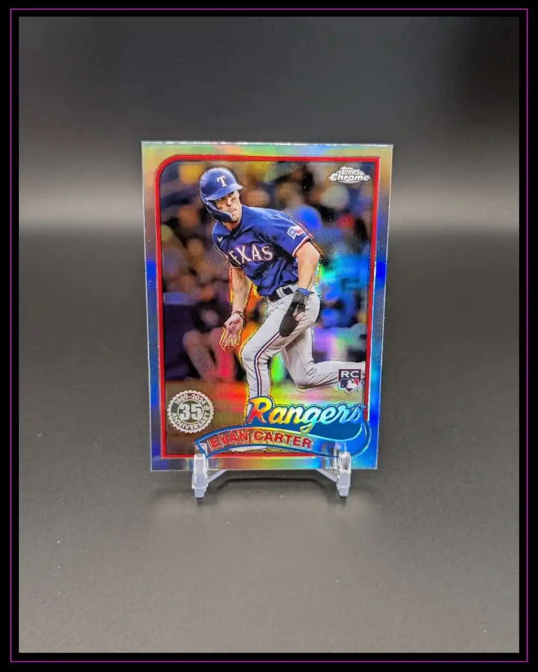 2024 Topps Chrome #89CB-13 Evan Carter 1989 35th Anniversary RC